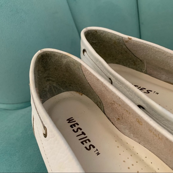 90s Vintage White Westies Loafers - Picture 12 of 14